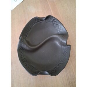 Hilborn Canadian Art Pottery Bowl Signed matte brown